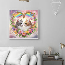 Load image into Gallery viewer, Diamond Painting - Partial Special Shaped - Cat (30*30CM)
