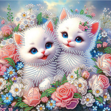 Load image into Gallery viewer, Diamond Painting - Partial Special Shaped - Cat (30*30CM)
