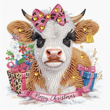Load image into Gallery viewer, Diamond Painting - Partial Special Shaped - Cow (30*30CM)
