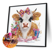 Load image into Gallery viewer, Diamond Painting - Partial Special Shaped - Cow (30*30CM)
