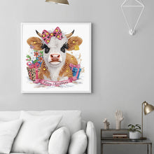 Load image into Gallery viewer, Diamond Painting - Partial Special Shaped - Cow (30*30CM)
