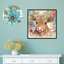 Load image into Gallery viewer, Diamond Painting - Partial Special Shaped - Cow (30*30CM)

