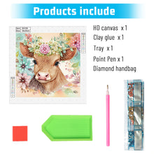 Load image into Gallery viewer, Diamond Painting - Partial Special Shaped - Cow (30*30CM)
