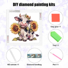 Load image into Gallery viewer, Diamond Painting - Partial Special Shaped - Cow (30*30CM)
