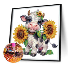 Load image into Gallery viewer, Diamond Painting - Partial Special Shaped - Cow (30*30CM)

