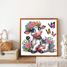 Load image into Gallery viewer, Diamond Painting - Partial Special Shaped - Cow (30*30CM)
