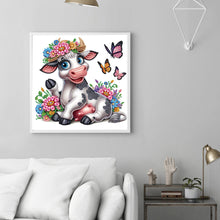 Load image into Gallery viewer, Diamond Painting - Partial Special Shaped - Cow (30*30CM)

