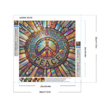 Load image into Gallery viewer, Diamond Painting - Full Round - Love And Peace (30*30CM)
