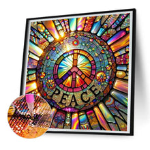 Load image into Gallery viewer, Diamond Painting - Full Round - Love And Peace (30*30CM)
