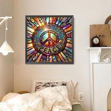 Load image into Gallery viewer, Diamond Painting - Full Round - Love And Peace (30*30CM)
