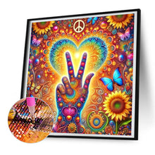 Load image into Gallery viewer, Diamond Painting - Full Round - Love And Peace (30*30CM)

