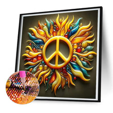 Load image into Gallery viewer, Diamond Painting - Full Round - Love And Peace (30*30CM)
