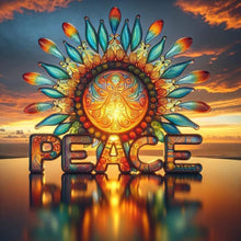 Load image into Gallery viewer, Diamond Painting - Full Round - Love And Peace (30*30CM)
