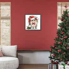 Load image into Gallery viewer, Diamond Painting - Full Round - Christmas kitten (30*30CM)
