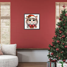 Load image into Gallery viewer, Diamond Painting - Full Round - Christmas kitten (30*30CM)
