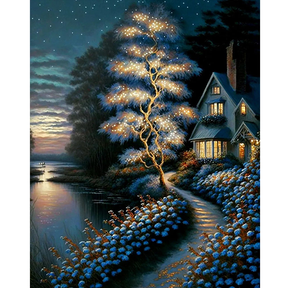 Diamond Painting - Full Round - Dream night scene (40*50CM)