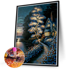 Load image into Gallery viewer, Diamond Painting - Full Round - Dream night scene (40*50CM)
