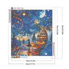 Load image into Gallery viewer, Diamond Painting - Full Round - Dream night scene (45*50CM)
