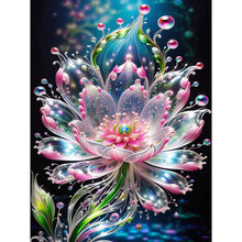 Load image into Gallery viewer, Diamond Painting - Full Round - Water Drop Lotus (30*40CM)

