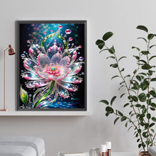 Load image into Gallery viewer, Diamond Painting - Full Round - Water Drop Lotus (30*40CM)

