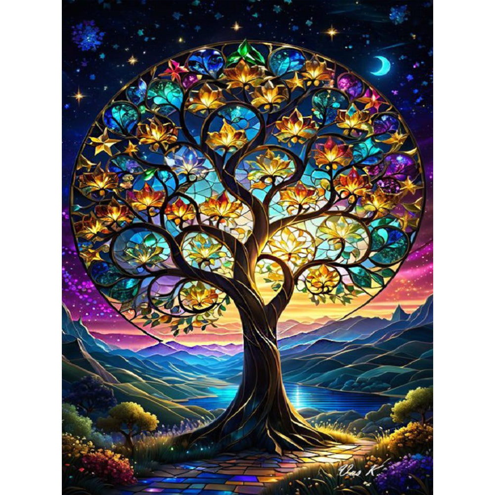 Diamond Painting - Full Round - Tree Of Life (30*40CM)
