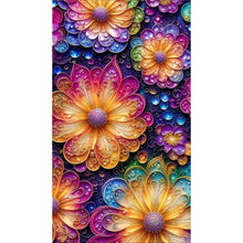 Load image into Gallery viewer, Diamond Painting - Full Round - Blooming Flowers (40*70CM)
