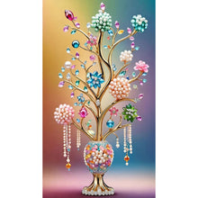 Load image into Gallery viewer, Diamond Painting - Full Round - Pearl Vase Ornaments (40*70CM)
