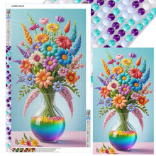 Load image into Gallery viewer, Diamond Painting - Full Round - Rainbow Flower Vase (40*70CM)
