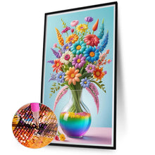 Load image into Gallery viewer, Diamond Painting - Full Round - Rainbow Flower Vase (40*70CM)
