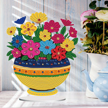 Load image into Gallery viewer, Acrylic Special Shape Vase Diamond Painting Desktop Decors for Home Office Decor
