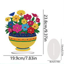 Load image into Gallery viewer, Acrylic Special Shape Vase Diamond Painting Desktop Decors for Home Office Decor
