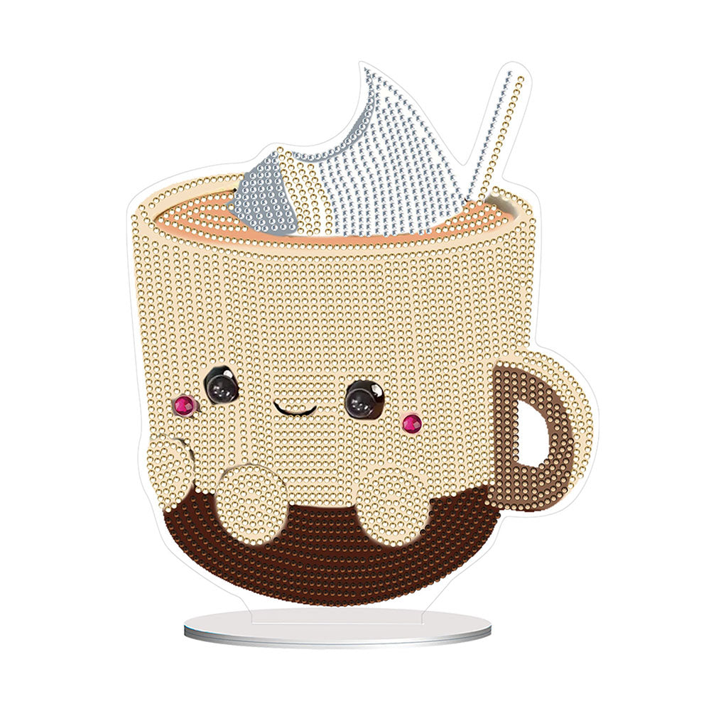 Acrylic Special Shape Vase Diamond Painting Desktop Decors for Home Office Decor