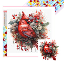 Load image into Gallery viewer, Diamond Painting - Full Square - Christmas cardinal (40*40CM)
