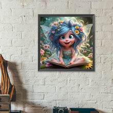 Load image into Gallery viewer, Diamond Painting - Full Round - Blue-haired elf girl (40*40CM)
