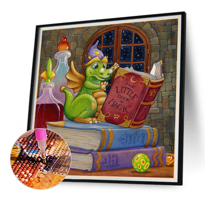 Diamond Painting - Full Round - Study magic Dragon of the law (40*40CM)
