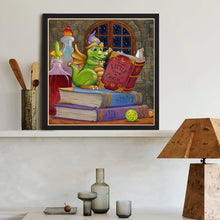 Load image into Gallery viewer, Diamond Painting - Full Round - Study magic Dragon of the law (40*40CM)
