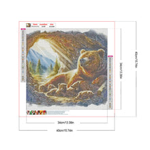 Load image into Gallery viewer, Diamond Painting - Full Round - Bear (40*40CM)

