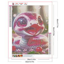 Load image into Gallery viewer, Diamond Painting - Full Round - Pink snake baby (35*45CM)
