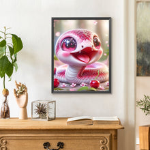 Load image into Gallery viewer, Diamond Painting - Full Round - Pink snake baby (35*45CM)
