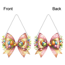 Load image into Gallery viewer, Easter Bow DIY Diamond Art Pendant Kit Diamond Painting Ornaments for Wall Door
