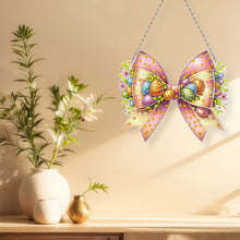 Load image into Gallery viewer, Easter Bow DIY Diamond Art Pendant Kit Diamond Painting Ornaments for Wall Door
