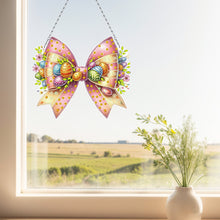 Load image into Gallery viewer, Easter Bow DIY Diamond Art Pendant Kit Diamond Painting Ornaments for Wall Door
