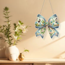 Load image into Gallery viewer, Easter Bow DIY Diamond Art Pendant Kit Diamond Painting Ornaments for Wall Door
