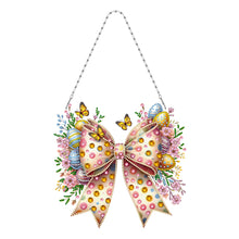 Load image into Gallery viewer, Easter Bow DIY Diamond Art Pendant Kit Diamond Painting Ornaments for Wall Door
