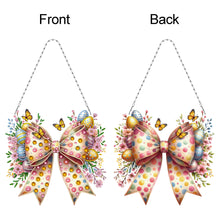 Load image into Gallery viewer, Easter Bow DIY Diamond Art Pendant Kit Diamond Painting Ornaments for Wall Door

