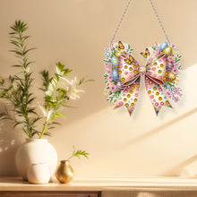 Load image into Gallery viewer, Easter Bow DIY Diamond Art Pendant Kit Diamond Painting Ornaments for Wall Door
