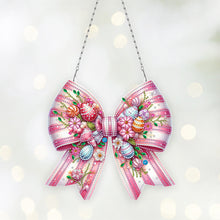 Load image into Gallery viewer, Easter Bow DIY Diamond Art Pendant Kit Diamond Painting Ornaments for Wall Door
