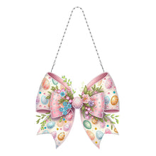 Load image into Gallery viewer, Easter Bow DIY Diamond Art Pendant Kit Diamond Painting Ornaments for Wall Door
