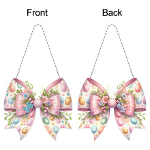 Load image into Gallery viewer, Easter Bow DIY Diamond Art Pendant Kit Diamond Painting Ornaments for Wall Door
