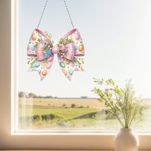 Load image into Gallery viewer, Easter Bow DIY Diamond Art Pendant Kit Diamond Painting Ornaments for Wall Door
